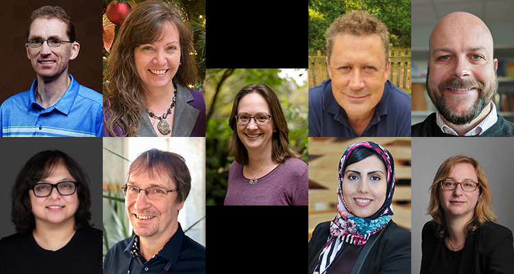 Portrait photos of 12 members of the Global Business Services Today Editorial team