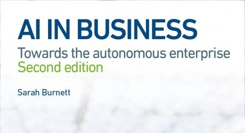 An image of the front cover of AI in Business Towards the Autonomous Enterprise